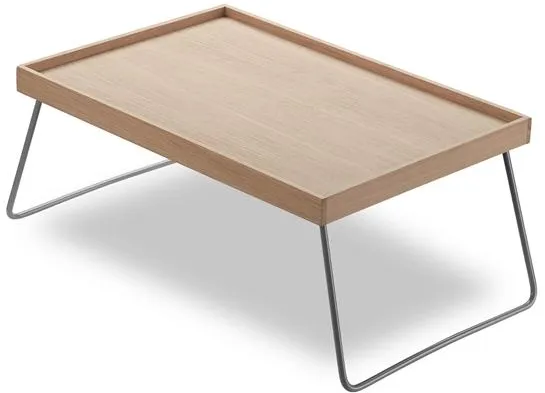 Fritz Hansen Skagerak Nomad Bakkebord Egetræ/Steel Silk Grey