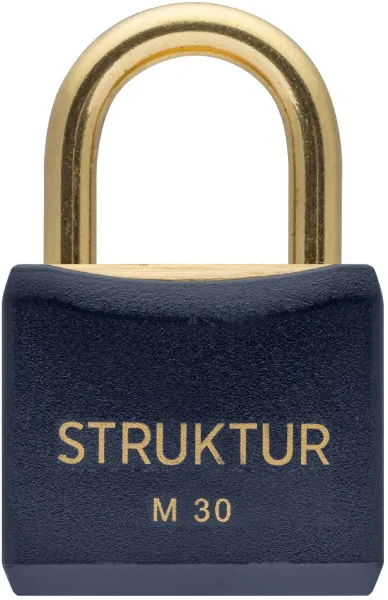 Struktur hængelås Marin 30 - 100 % rustfri