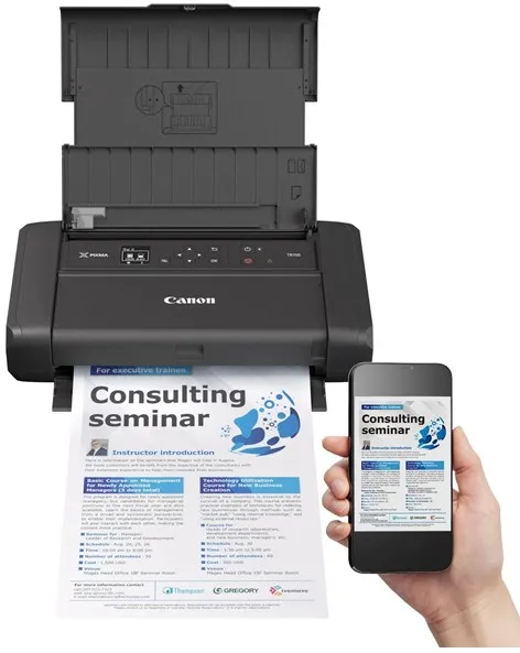 Canon PIXMA TR150 with battery Fotoprinter - Farve - Blæk